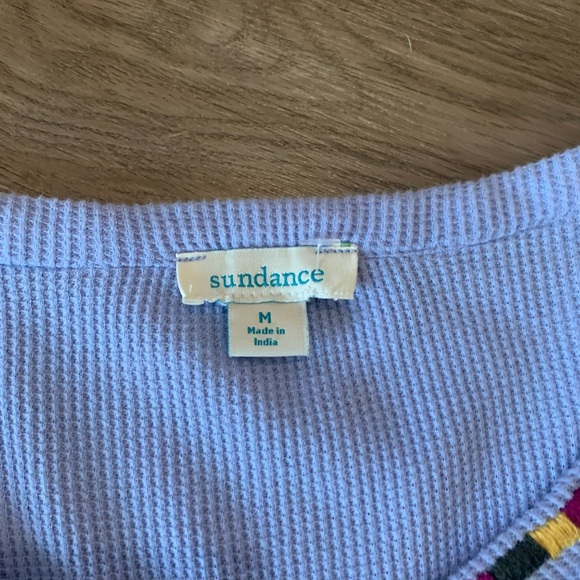 Sundance Snowstitch Embroidered Long Sleeve Thermal Shirt i - Picture 3 of 4